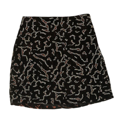 Black Misc Mini Skirt