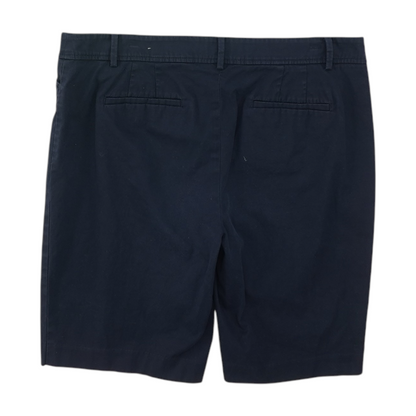 Navy Solid Chino Shorts