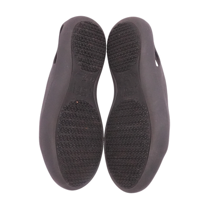 Black Slip-On Flats