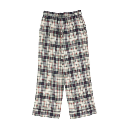 Navy Plaid Pajama Bottom