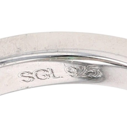 3/4 ctw Sterling Silver Emerald Fashion Ring