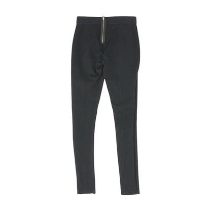 Black Solid Pants