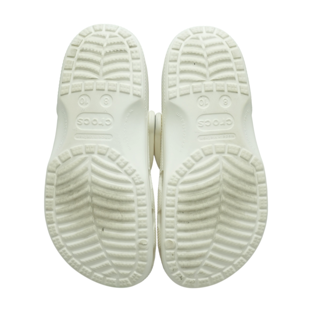 White Slip-On Flats