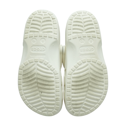 White Slip-On Flats