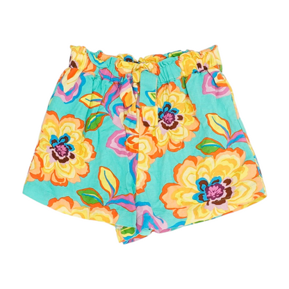Multi Floral Casual Shorts