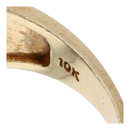 1 ctw 10K Two-Tone Gold Diamond Fashion Ring