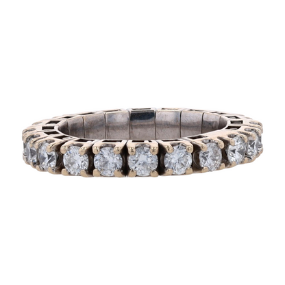 5/8 ctw 18K White Gold Diamond Band Ring