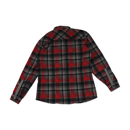 Red Plaid Flannel Button Down