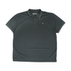 Black Solid Short Sleeve Polo
