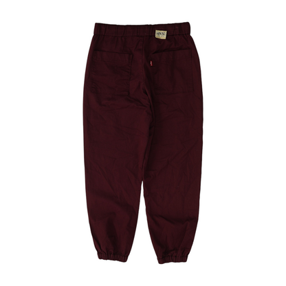 Maroon Tapered Pants