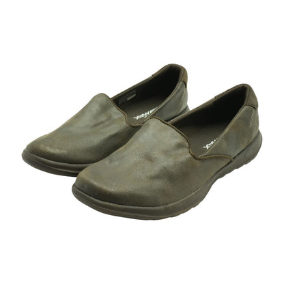 Brown Slip On Athletic Shoes