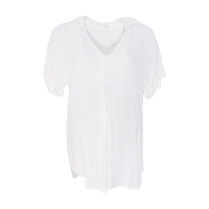 White Maternity Blouse