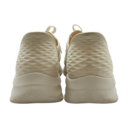 Cream Low-Top Athletic Shoes