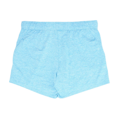 Blue Solid Active Shorts