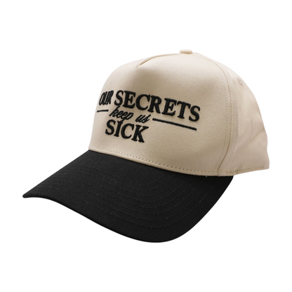 Beige Ballcap Hat