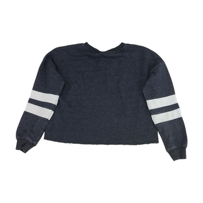 Navy Solid Sweatshirt Pullover