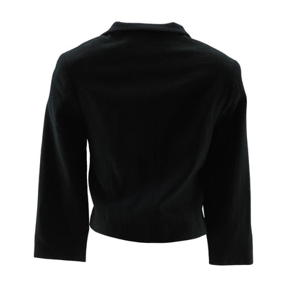 Black Solid Blazer