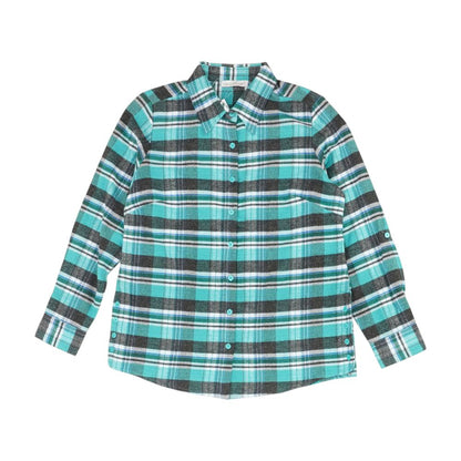 Blue Plaid Button Down