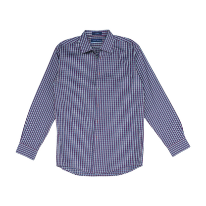 Multi Plaid Long Sleeve Button Down