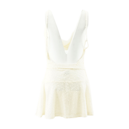 Beige Mini Dress