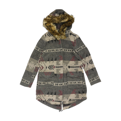 Gray Print Coat