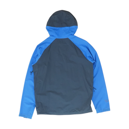 Blue Color Block Rain Jacket