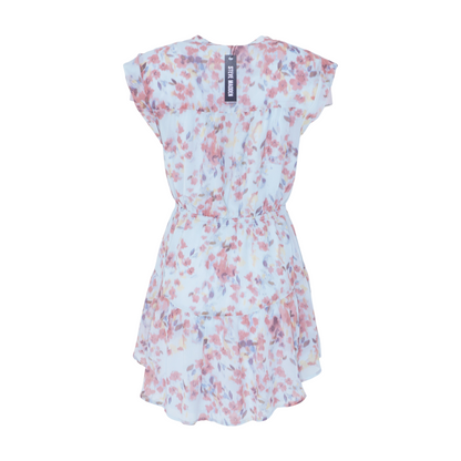 Blue Floral Midi Dress