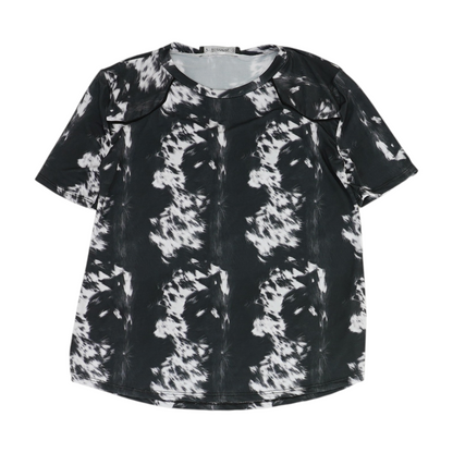 Black Tie-Dye Active T-Shirt