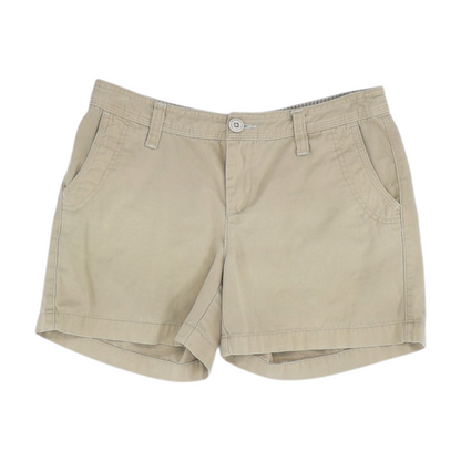 Khaki Solid Chino Shorts