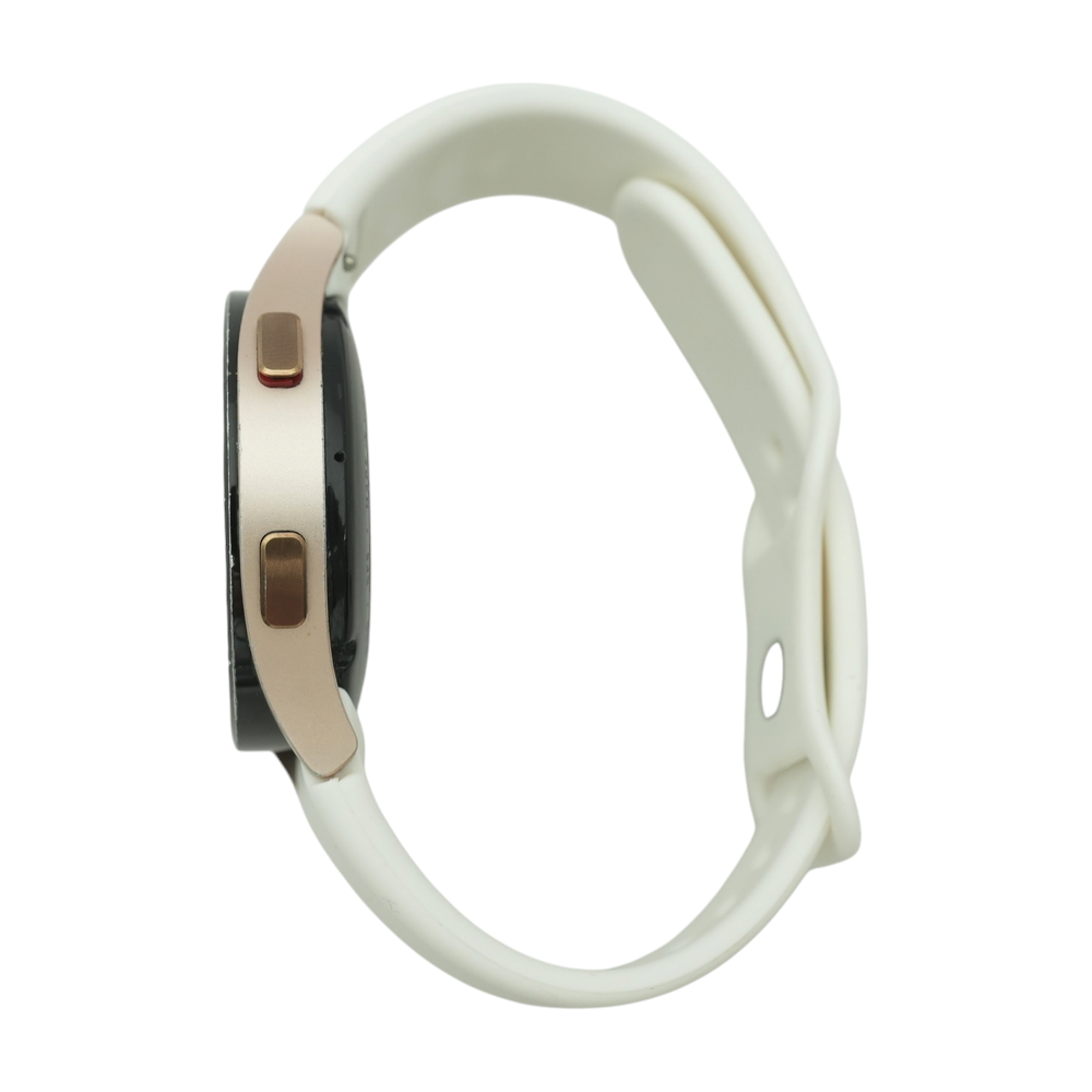 40mm Galaxy Watch4 Silver Smartwatch White Band S/M