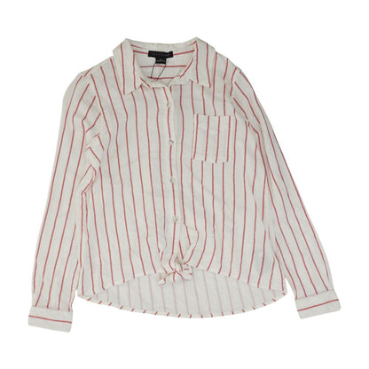 Red Striped Button Down