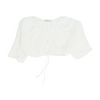 White Cropped Blouse