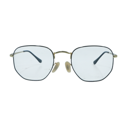 Gold RB 6448 Geometric Prescription Eyewear