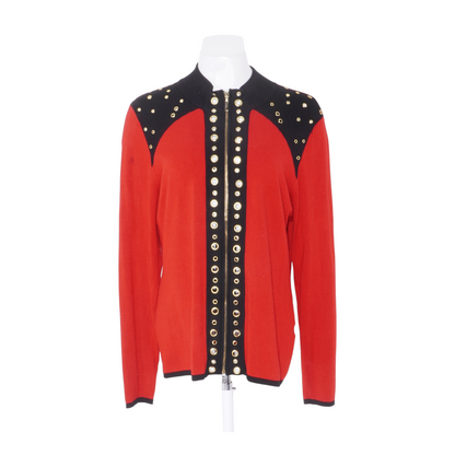 Red Cardigan Sweater
