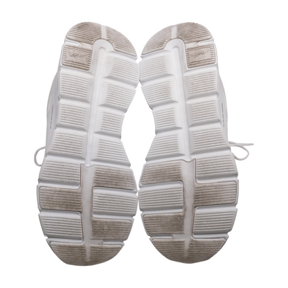White Low-Top Athletic Shoes