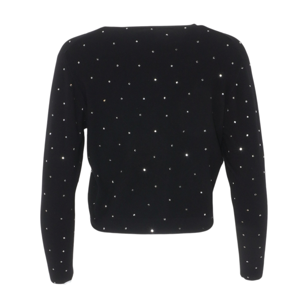 Black Cardigan Sweater