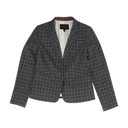 Gray Check Blazer