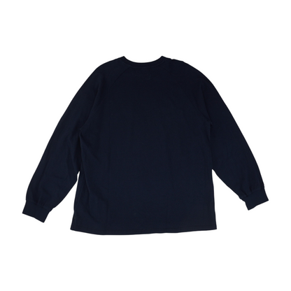 Navy Solid Sweatshirt Pullover