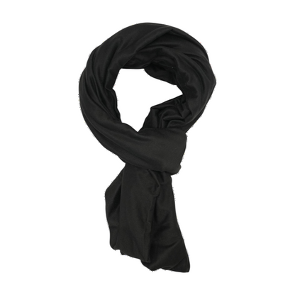 Black Polyester Scarf