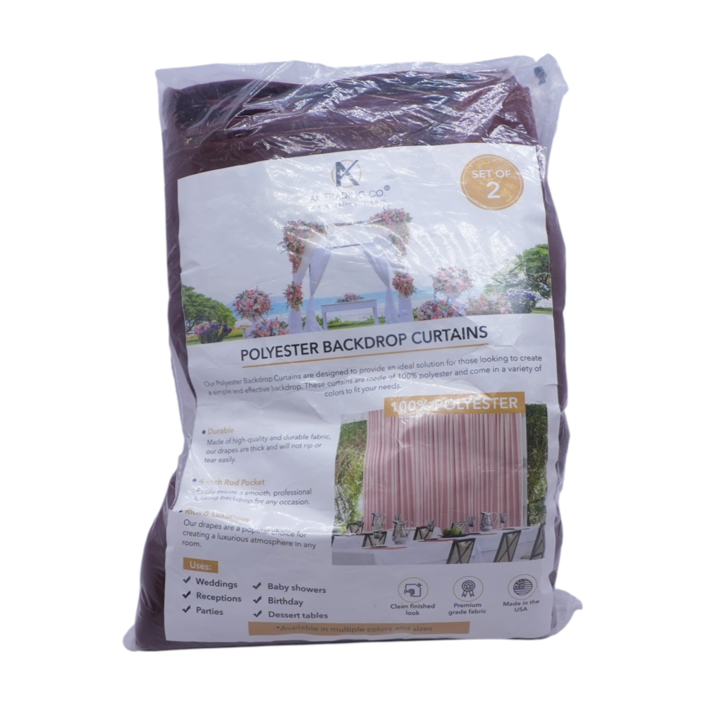Polyester Backdrop Curtains