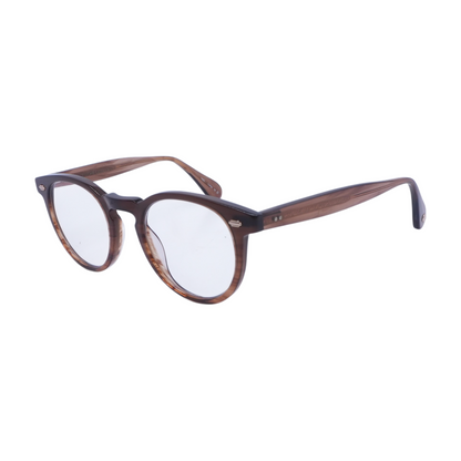 Brown Hercules Round Prescription Eyewear