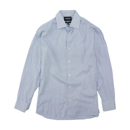 Blue Check Long Sleeve Button Down