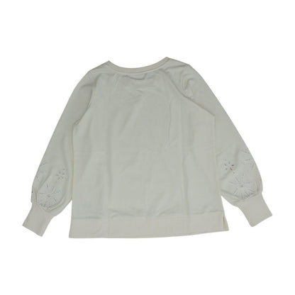 Ivory Solid Sweatshirt