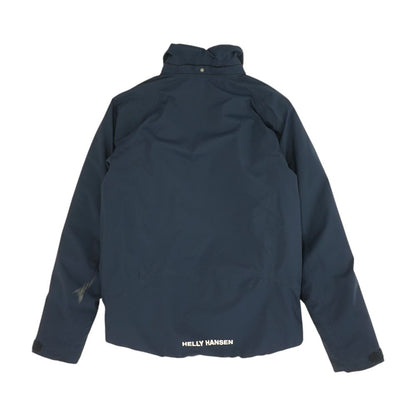 Navy Solid Puffer Coat