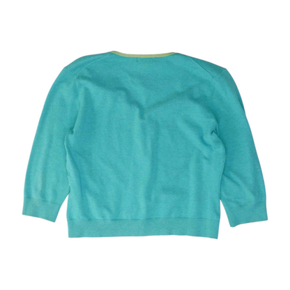 Blue Cardigan Sweater