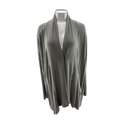 Gray Plus Cardigan Sweater