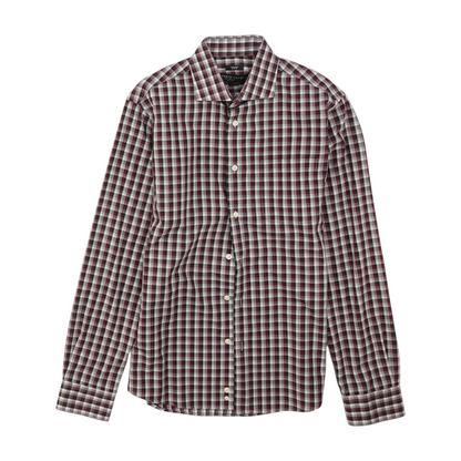 Multi Plaid Long Sleeve Button Down