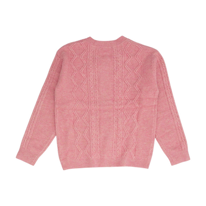 Pink Cardigan Sweater