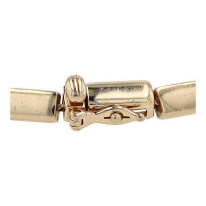 1/10 ctw 14K Yellow Gold Diamond Chain Bracelet