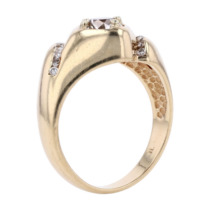 9/10 ctw 14K Yellow Gold Diamond Fashion Ring